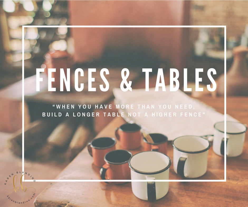 Fences & Tables